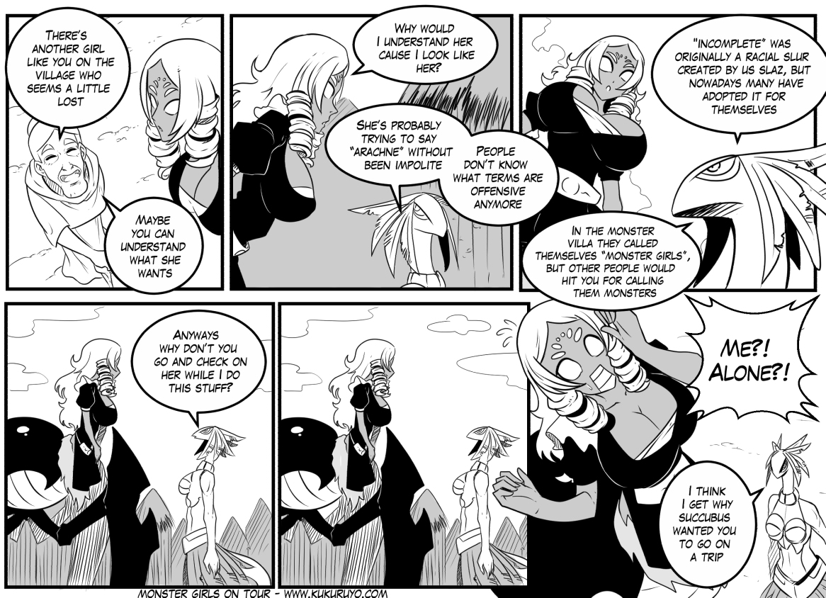 Monster girls on tour - Episode 225, Page 1: Page 225